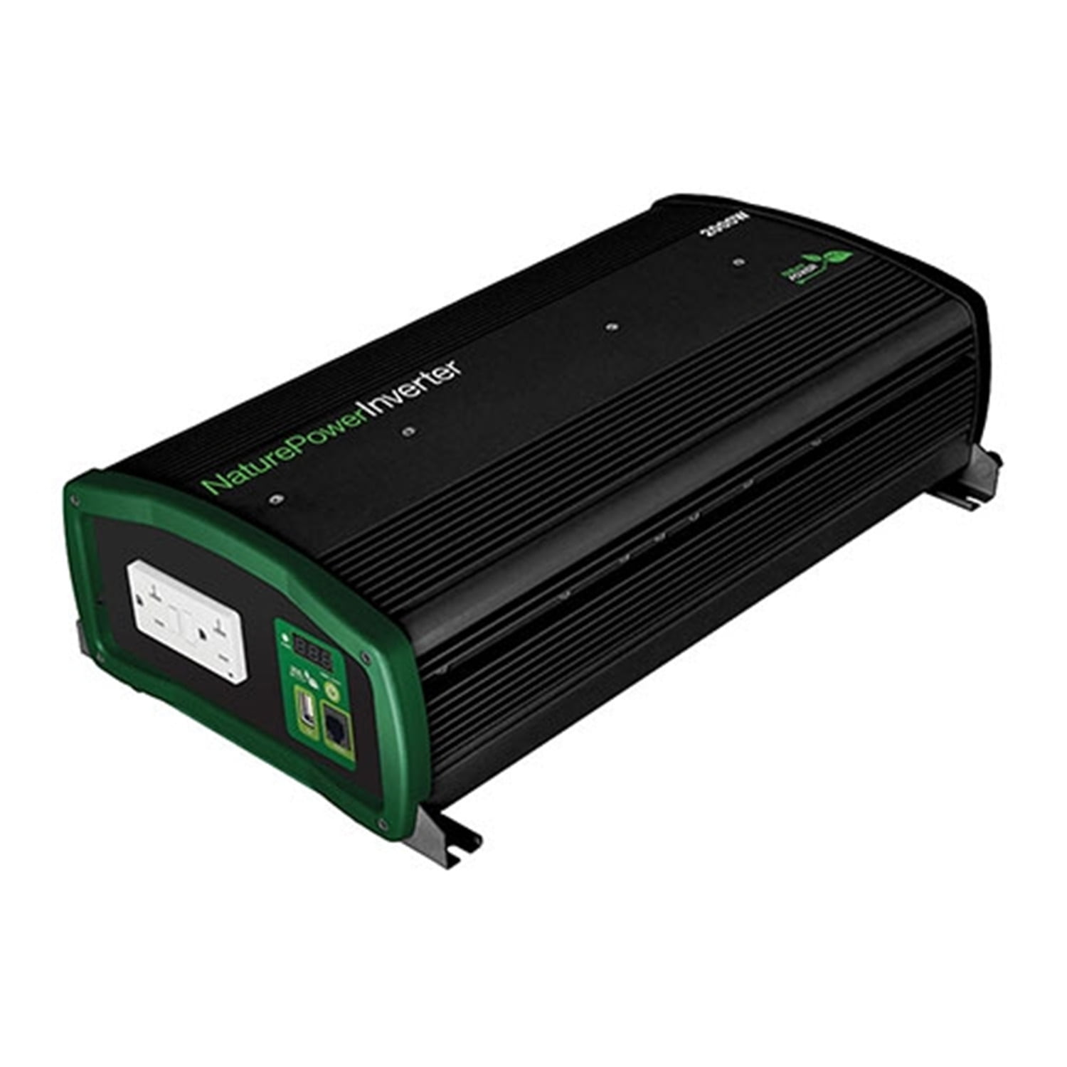 2000W Pure Sine Wave Inverter - 4000W Surge Power, Automatic Shutdown, Portable Power Supply