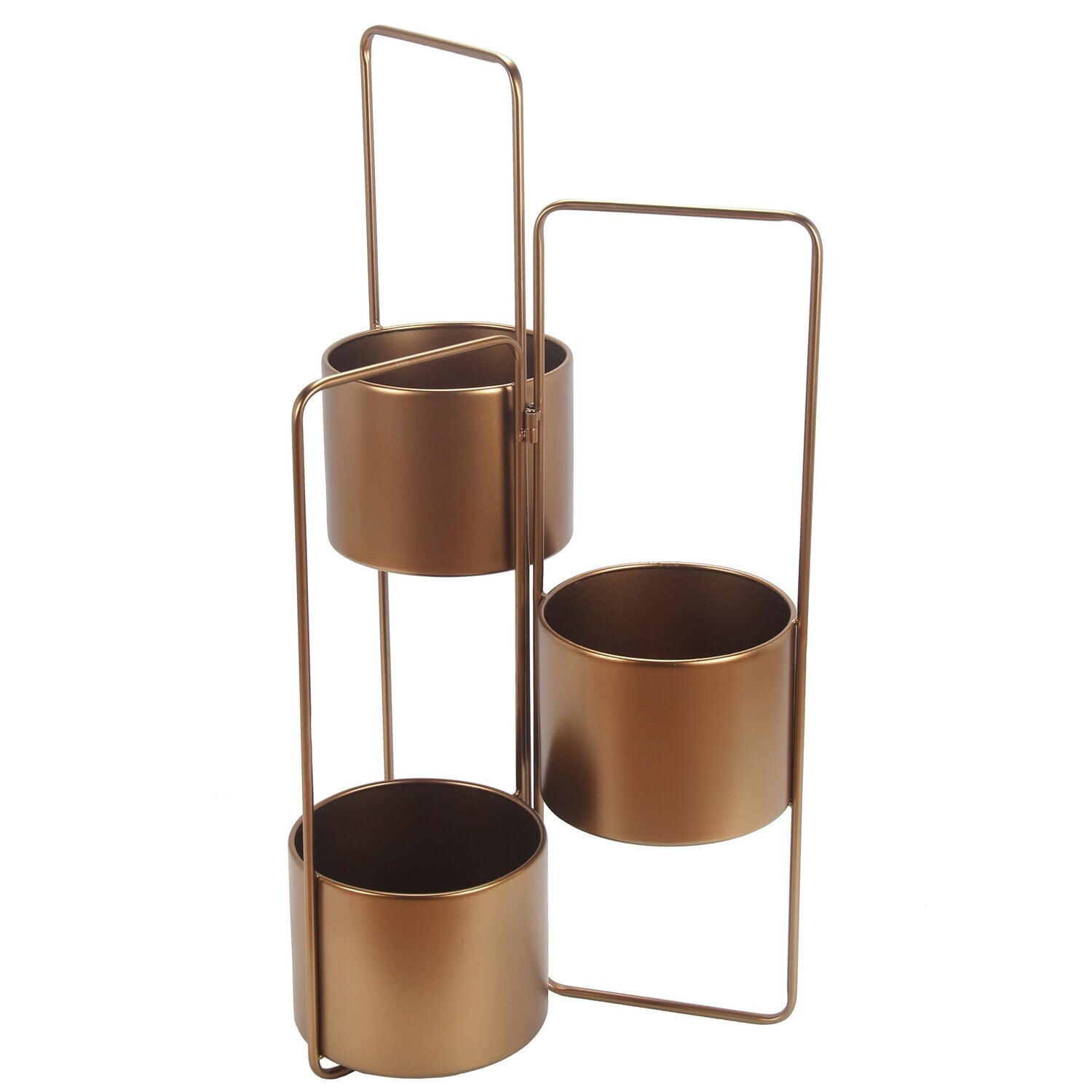 Bronze Adjustable 3-Way Metal Outdoor Planter