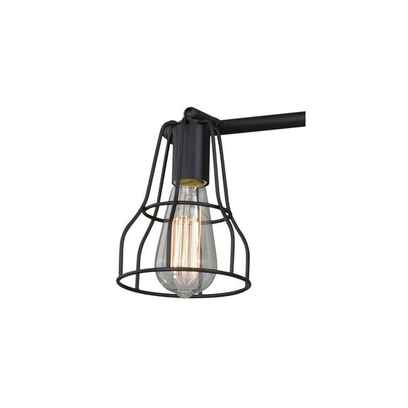 Art Deco Wall Lights - Bronze Metal Cage Shade - 4 Sets Rotating Bulbs - Adjustable Sconces - Modern Home Lighting