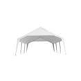 thumbnail image 1 of Homestock Art Nouveau Allure 20 Ft X 20 Ft White/White Tent - Spacious Outdoor Canopy For Weddings, Parties, And Events, Weather-Resistant With Elegant Design, 1 of 3