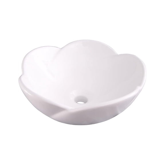Homestock Artisanal Abode Above Counter 15 Inch Square Basin With 14-1/8 X 14-1/8 Inch Interior, 4 To 4-5/8 Inch Depth, No Drain And Overflow