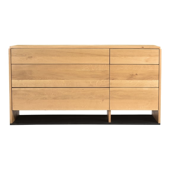 Homestock Artisanal Artistry Dresser Large Natural Oak