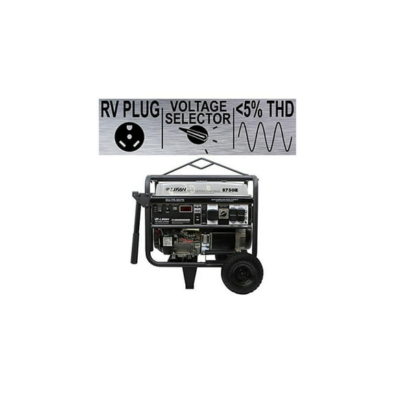 Contractor Grade Generator - 8000W Peak Power, Portable Power Source for Home & Outdoors