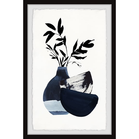 Tranquil Balance Framed Painting Print - Wall Art Canvas Print for Home Decor