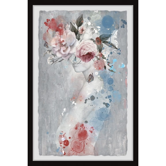 Contemporary Framed Painting Print | Abstract Wall Decor | Modern Art for Home | Baroque Style Wall Art