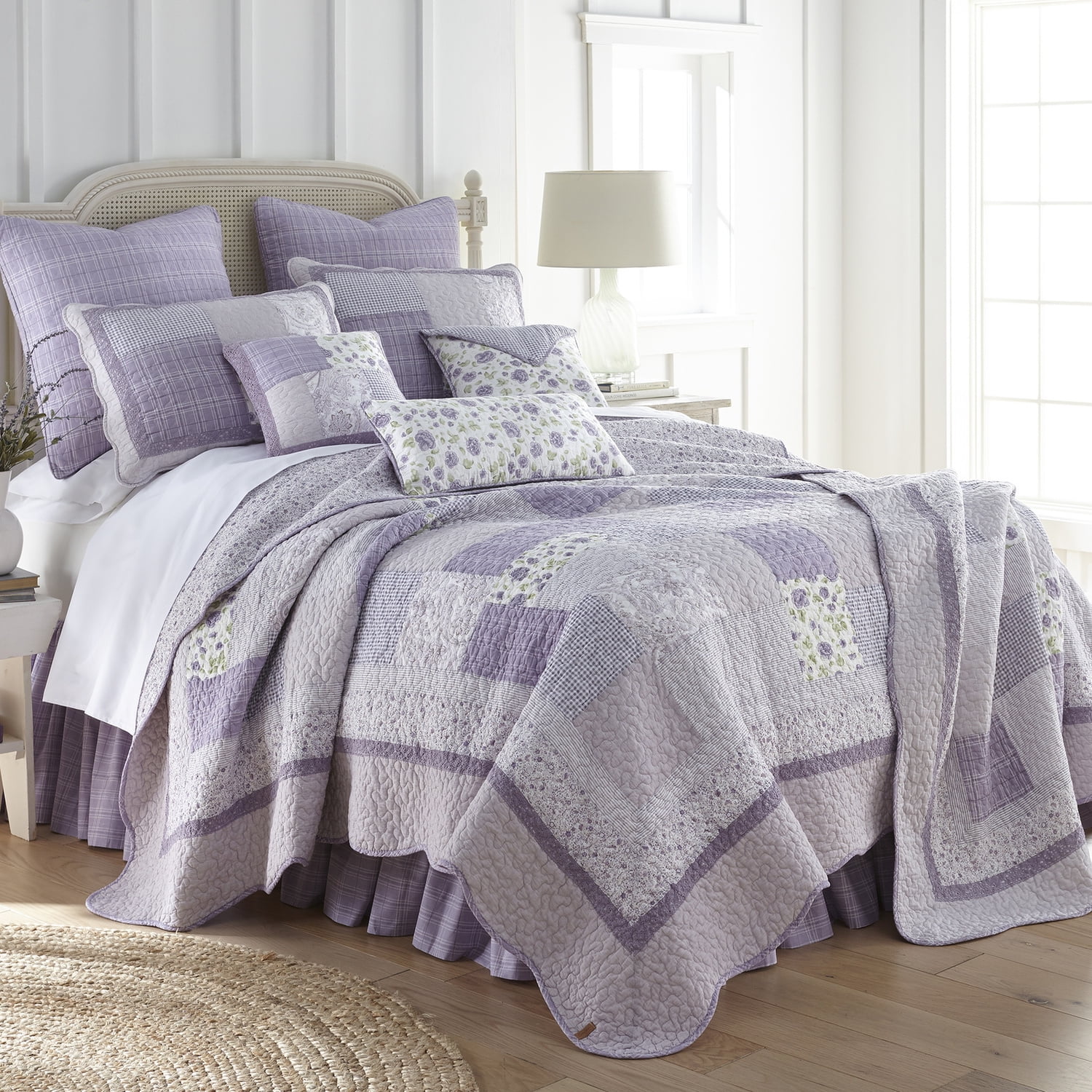 Homestock Bohemian Bliss Lavender Rose Full/Queen Quilt