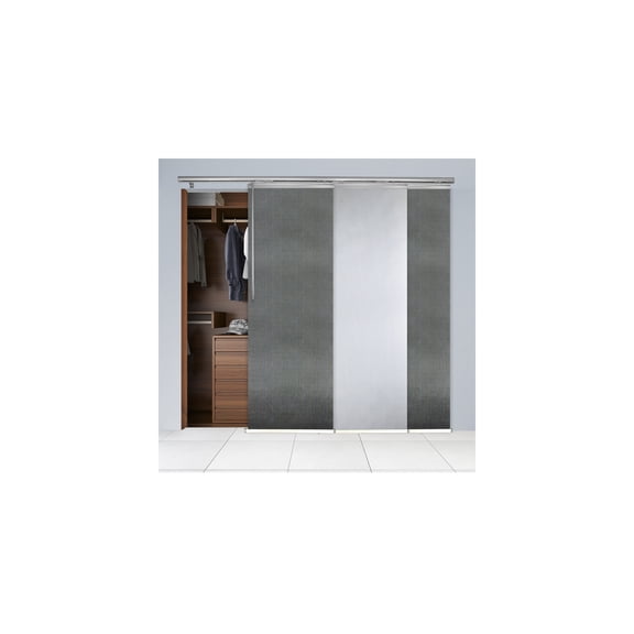 Boho Panel Track SystemAdjustable Room DividerSteel Wall DecorModern Partition36-66 Inch Width
