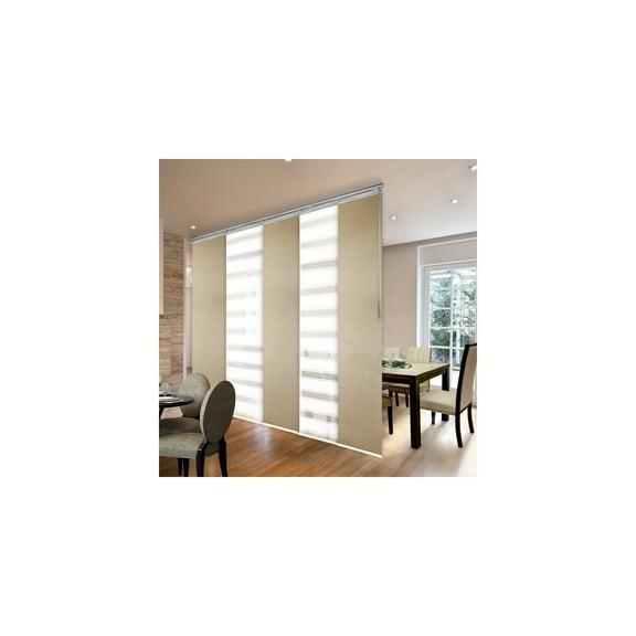 Modern Metal Wall Divider PanelsAdjustable Track SystemRoom Divider DecorHome Accent Panels 110"