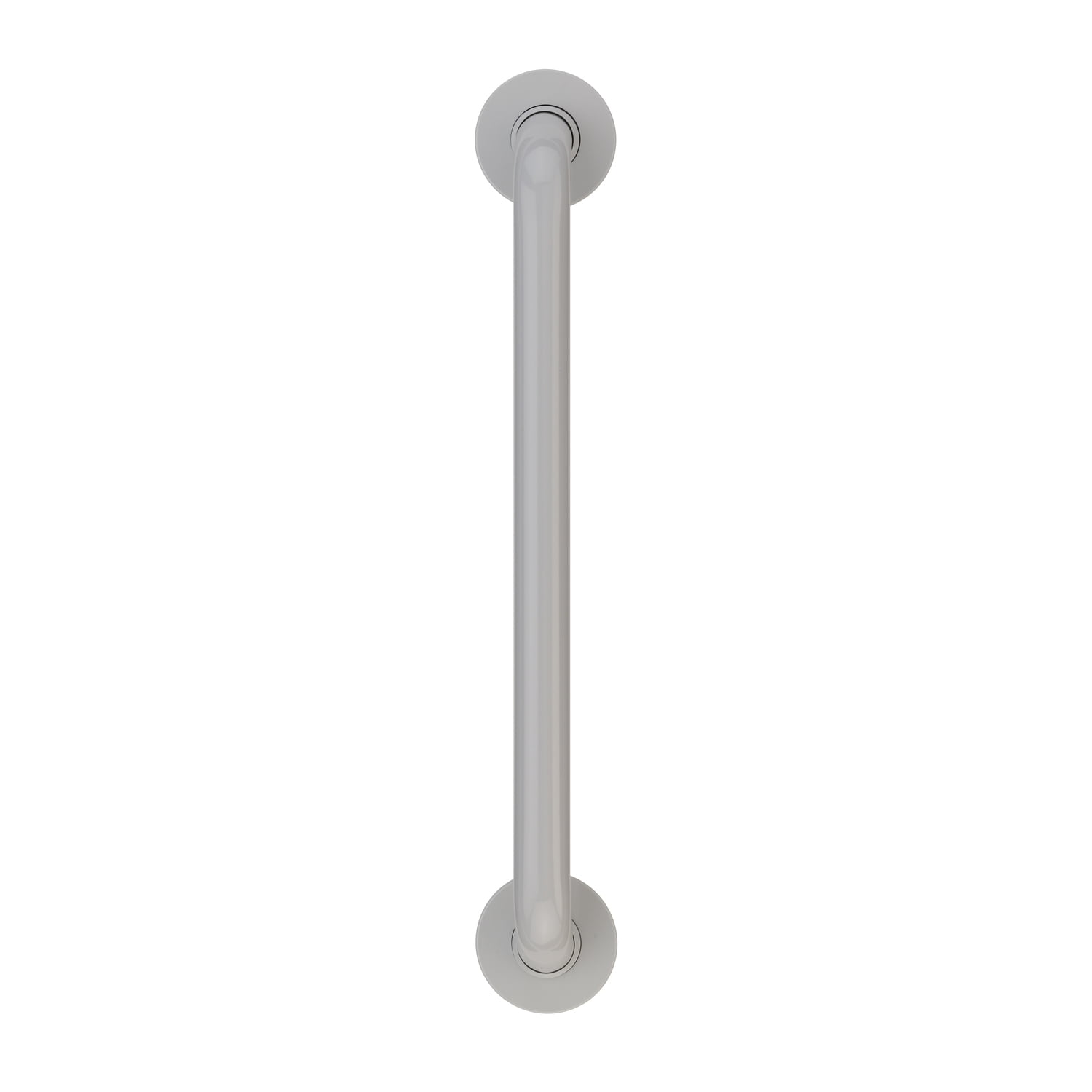 16" Gray Antimicrobial Vinyl Coated Grab Bar