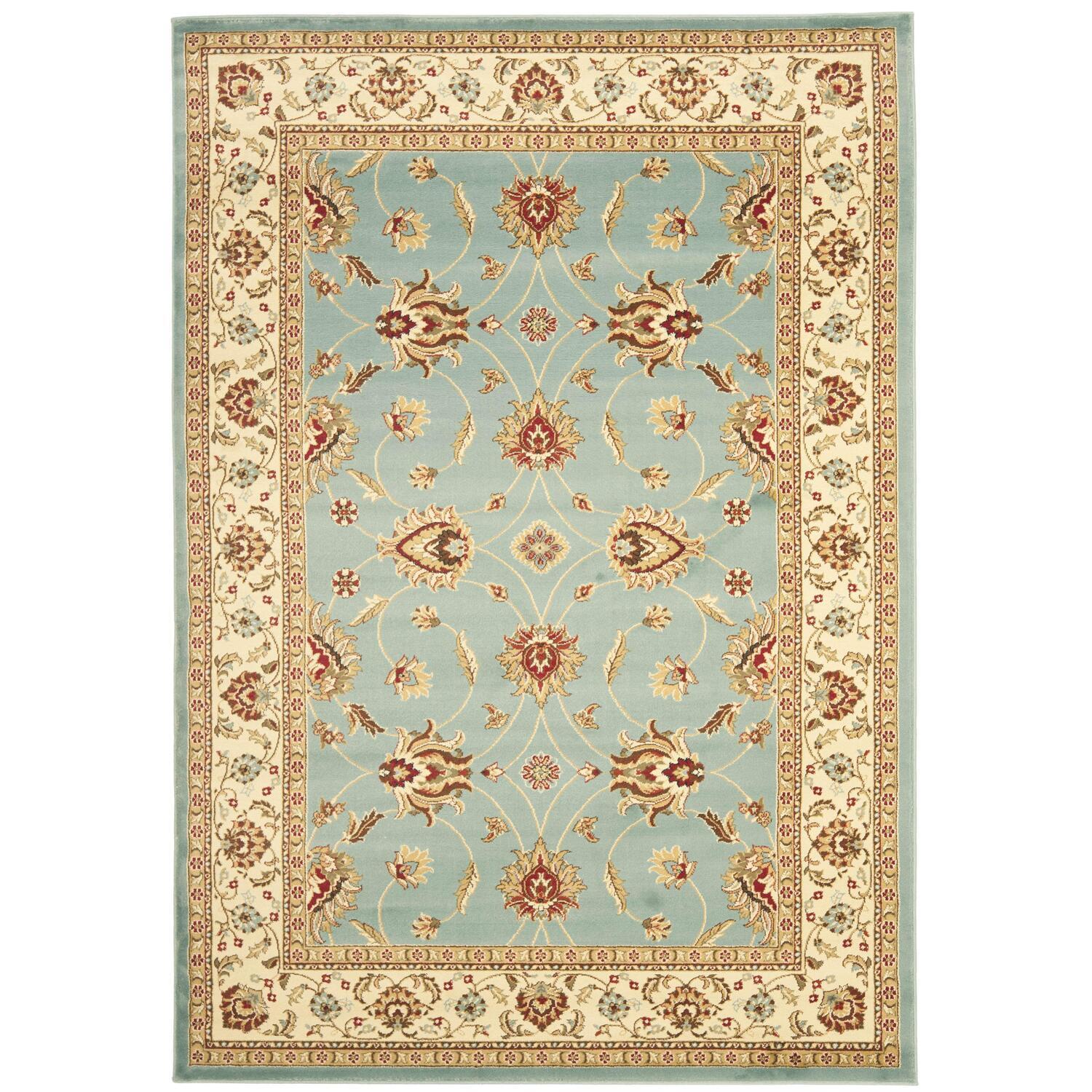 Homestock Coastal Charm Wool Pile Contemporary Area Rug, Living Room ...