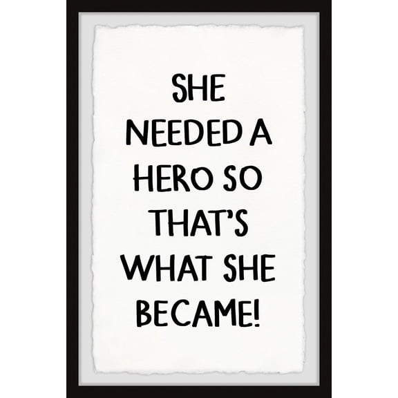 Inspirational Wall Art Print - Coastal Craftsman Framed Canvas - Modern Home Decor - 18x12 Inch