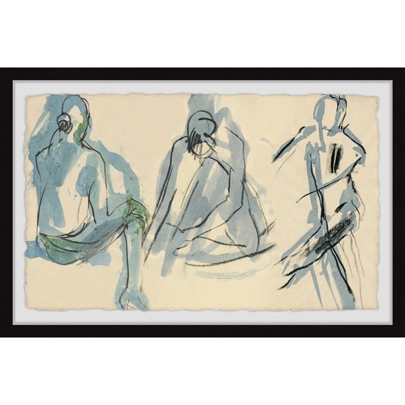 Contemporary Canvas Wall Art Print - Modern Framed Painting for Home Decor