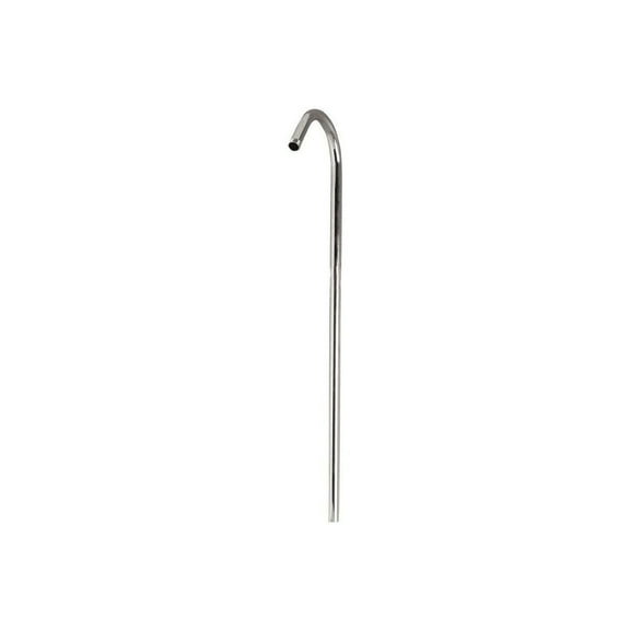 Homestock Country Cottage 62" Polished Chrome Brass Tubing Shower Riser, Universal Fit, Solid Metal Construction, Corrosion-Proof Finish, Fits Most Bathtubs and Showers