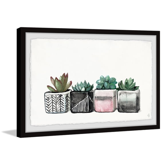 Contemporary Wall Art Print - Abstract Home Decor, Modern Framed Painting, 30x20"