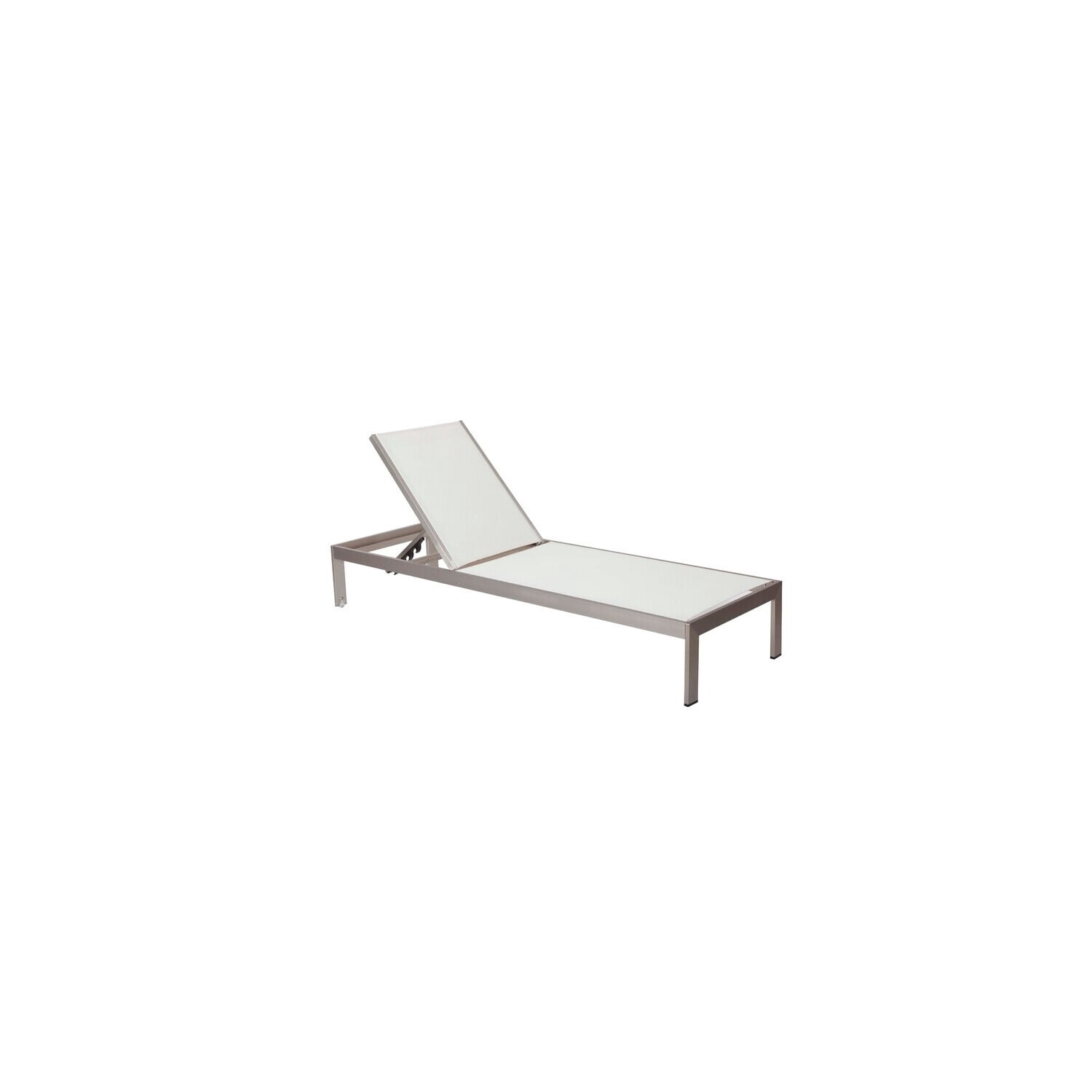 Modern Patio Bench - Outdoor Lounger, Aluminum Bench, Weatherproof ...