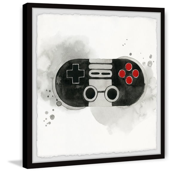 Gamer Wall Art Print | Abstract Digital Art | Modern Home Decor 24x24