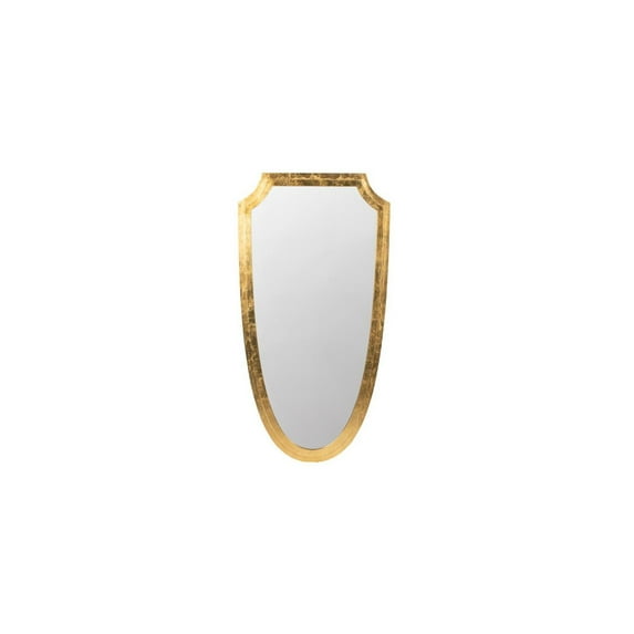 Gold Wall Mirror - 46" Modern Decorative Mirror for Living Room, Bedroom, Hallway