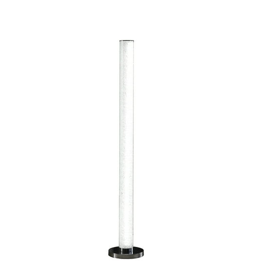 Floor Lamp Crystal Sand Rocks Column Lamp White Modern Living Room Lighting 49 Inch