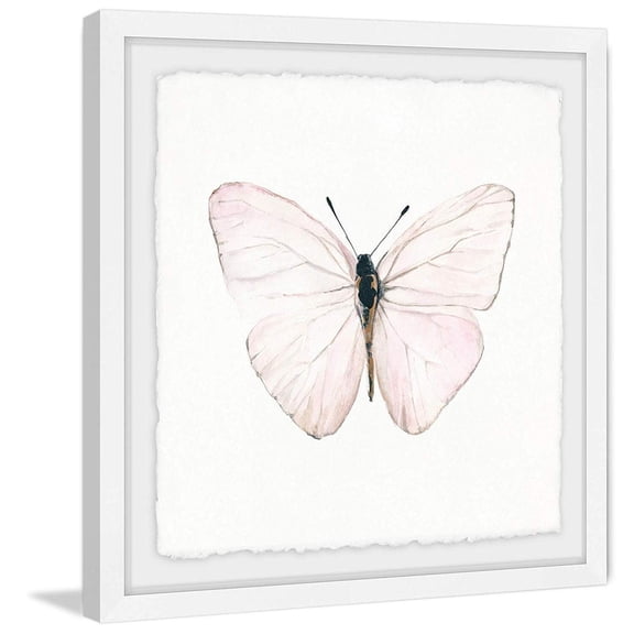 Pink Wings Framed Art Print - Modern Wall Decor for Home & Office