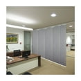 thumbnail image 1 of Adjustable Room Divider Panels|Wall Partition System|Steel Track & Panels|58-110" Width, 1 of 3