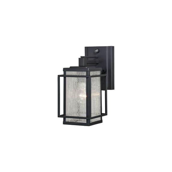 Outdoor Wall Lantern Bronze Finish Dusk to Dawn Light Fixture