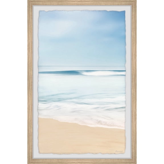 Large Canvas Wall Art Print - Tranquil Ocean Scene, Modern Home Decor, Framed Wall Painting 30x45 Inches