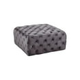 thumbnail image 1 of Homestock French Flair Velvet Ottoman/Bench, 1 of 6