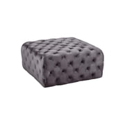 Homestock French Flair Velvet Ottoman/Bench