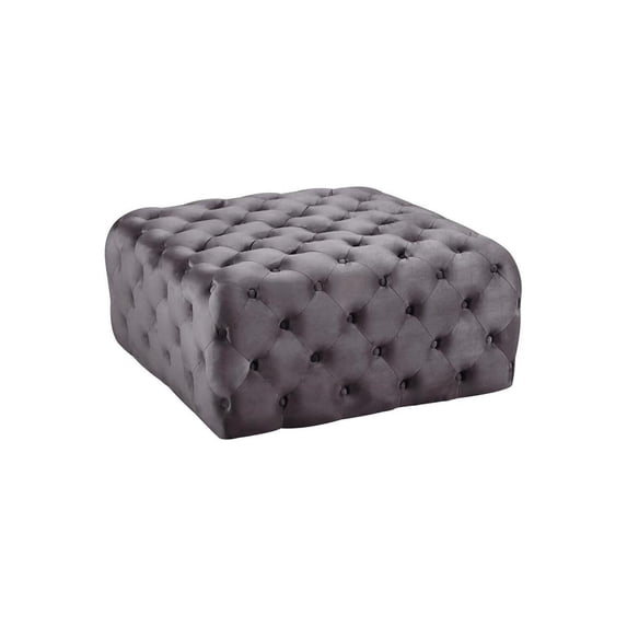 Homestock French Flair Velvet Ottoman/Bench