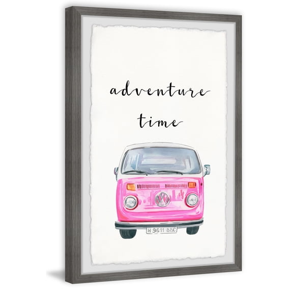 Glam Adventure Time Painting Print - 30x20" Wall Art - Modern Abstract Home Decor