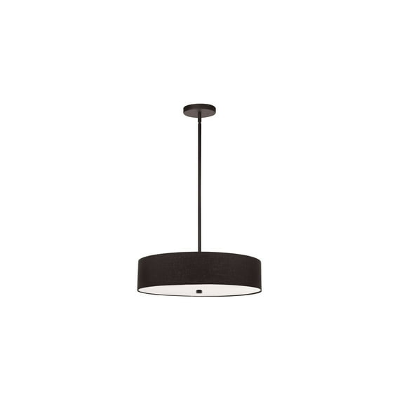 Gothic 4-Light Pendant Light - Matte Black Finish, E26 Socket, Dimmable Interior Lighting