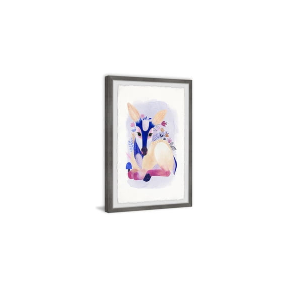 Fancy Animal Canvas Wall Art Print - Home Decor, Modern Art, Wrapped Canvas, 12x18 Inch