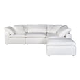 thumbnail image 1 of Modular Sectional Sofa - Cream Fabric Home Dream - Comfortable Seating, 1 of 4