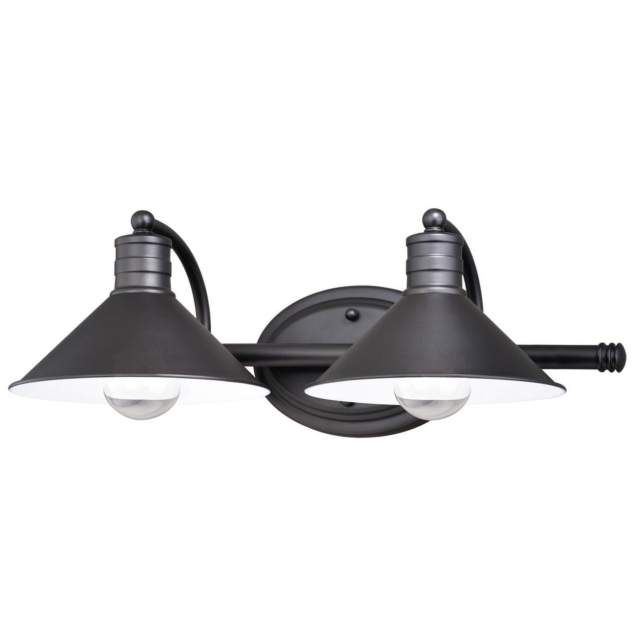2 Light Bathroom Vanity Fixture - Bronze Barn Lighting - Modern Farmhouse Style