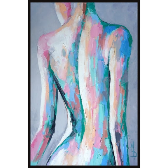 Luxury Canvas Wall Art - Framed Painting Print - Modern Home Decor - Large Size 30x45 Inches