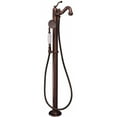 thumbnail image 1 of Homestock Lakeside Living Freestanding Tub Filler, Oil Rubbed Bronze Finish, Solid Brass Construction, Simple Single Handle Operation, Flow Rate Is 5, 82 Gpm, 1 of 1