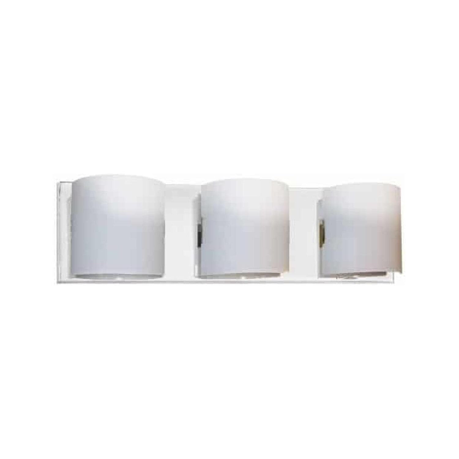 Medieval 3-Light Vanity Light Fixture, Frosted Glass Bath Lighting, Wall Mount