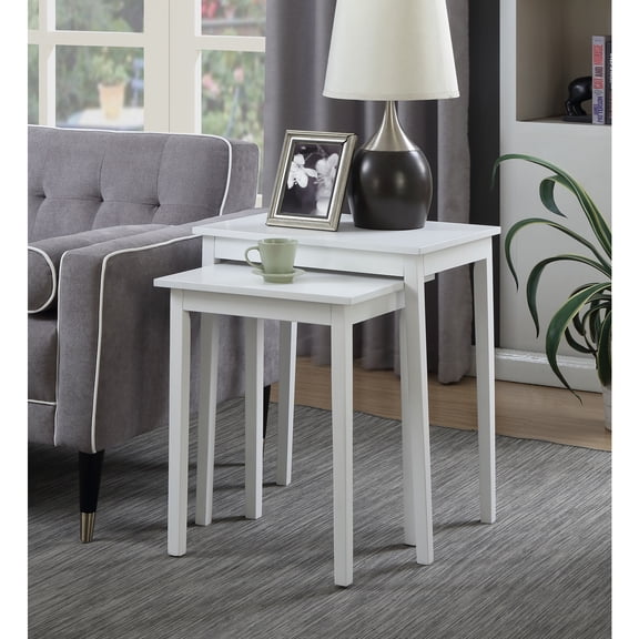 HomeStock Medieval Majesty End Tables, Versatile Set of 2 End Tables for Any Room, Perfect for Extended Surface Area or Separate Use