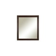 thumbnail image 1 of Medieval Mirror 36x40" Framed Wall Mirror Dark Chocolate Finish Home Decor, 1 of 3