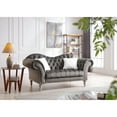 thumbnail image 1 of Homestock Mediterranean Magic Loveseat , Dark Gray, 1 of 5