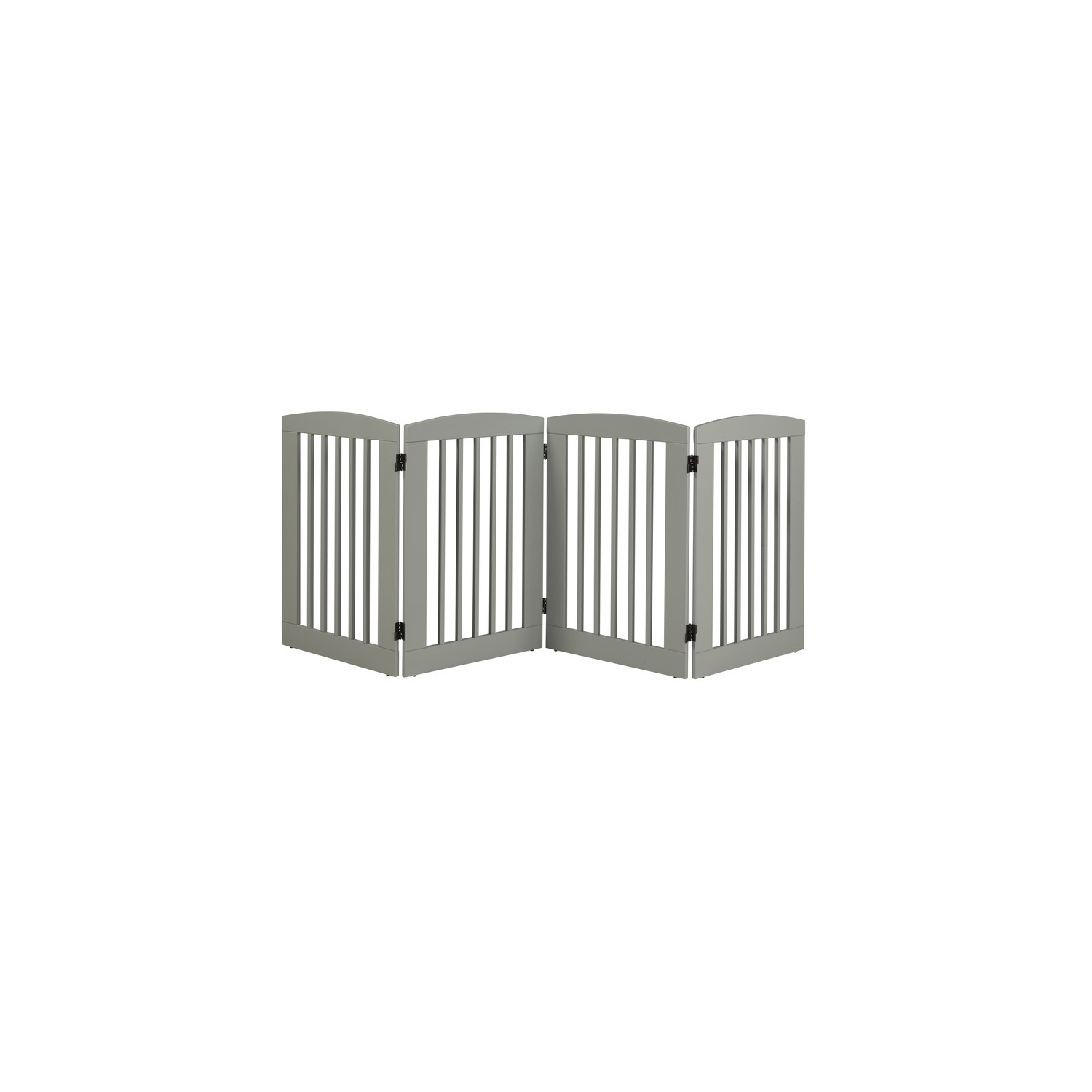 Stylish Pet Gate - Solid Wood Bifold Design, 96" Wide, 36" High, Home Decor