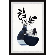 Tranquil Balance Wall Art - Mediterranean Canvas Print - Modern Home Decor - Framed Painting - 18x12 Inch