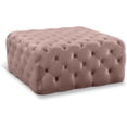 thumbnail image 1 of Homestock Mediterranean Mingle Velvet Ottoman/Bench, 1 of 6