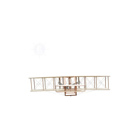 Homestock Mediterranean Mingle Wright Brother Flyer Model - 48" x 96" x 24", 8-Ft Scale Model, Detailed Design for Aviation Enthusiasts