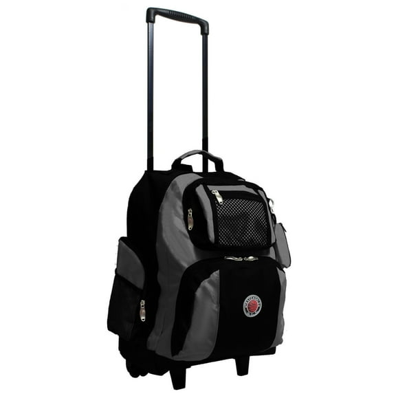 Rolling Backpack Carry On - 22 Inch Travel Backpack with Wheels - Lightweight Rolling Luggage for Men Women