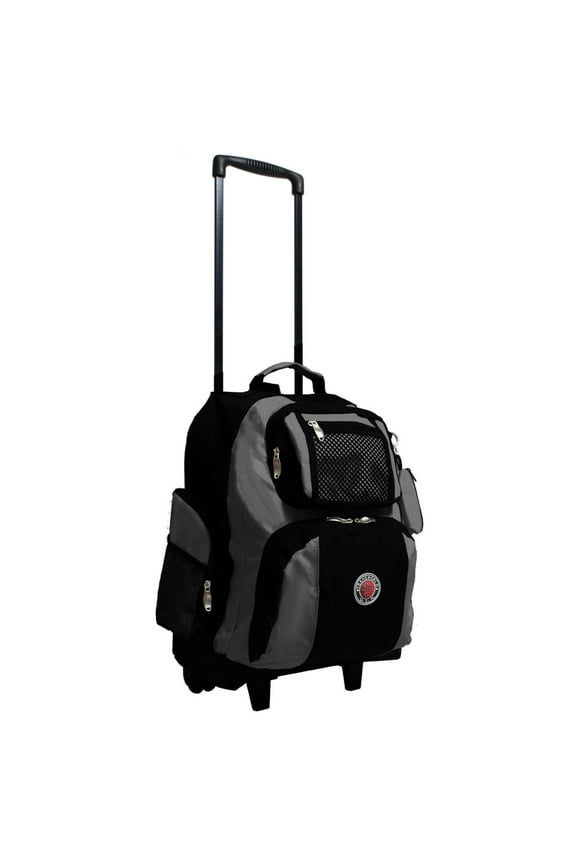 Rolling Backpack Carry On - 22 Inch Travel Backpack with Wheels - Lightweight Rolling Luggage for Men Women