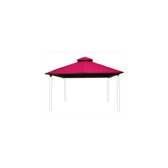 Gazebo Roof Kit - Modern Aluminum Framing & Mounting with Sun-DURA Canopy Cover