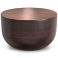 thumbnail image 1 of Homestock Modern Motifs 30 Inch Wide Metal Metal Coffee Table, Fully Assembled, 1 of 24