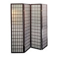 thumbnail image 1 of Modern Room Divider Screen 4-Panel - Wood Frame Privacy Screen for Home Office Living Room Decor, 1 of 1
