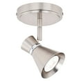 thumbnail image 1 of Adjustable Ceiling Spot Light - Brushed Nickel Finish - 1 Light Directional Lamp for Living Room, 1 of 3